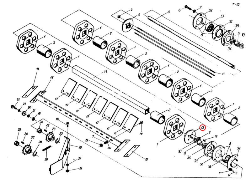 Схема из каталога Анна Z-644: Таблица 15 № 13