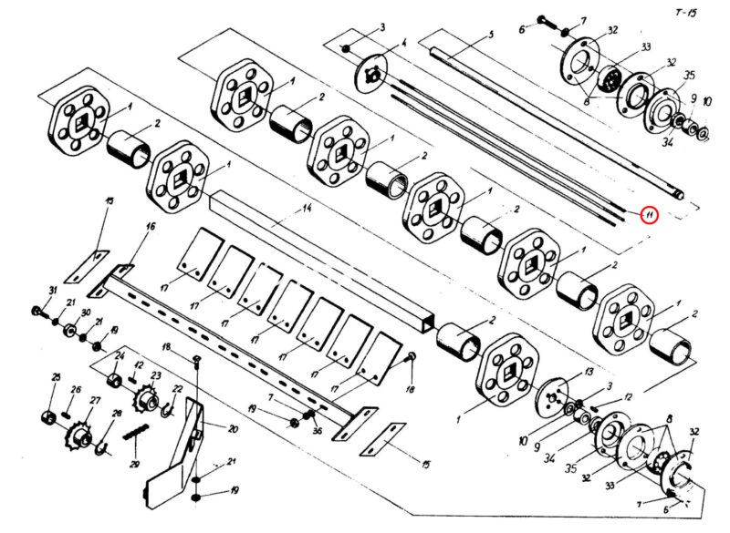 Схема из каталога Анна Z-644: Таблица 15 № 11