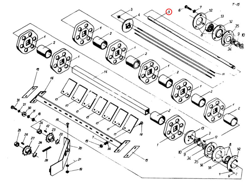 Схема из каталога Анна Z-644: Таблица 15 № 5