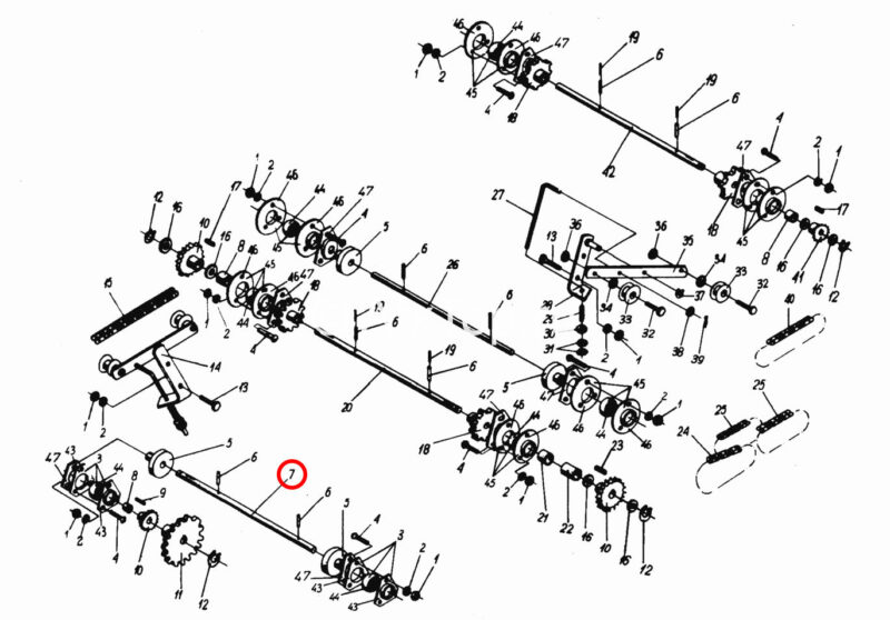 Схема из каталога Анна Z-644: Таблица 31 № 7
