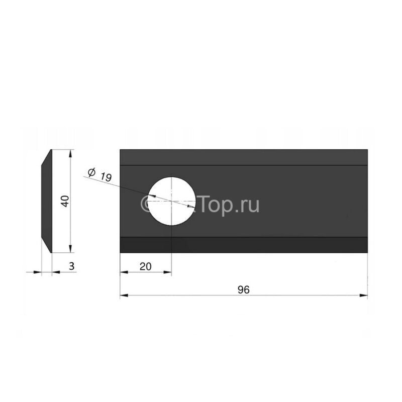 Ножи роторной косилки от немецкого производителя AGV № 0501542.Z430.