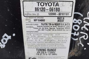 Изображение товара 181294 - 00181294 magnitola Subaru Tribeca 3