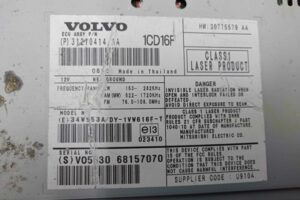 Изображение товара 159862 - 00159862 magnitola Volvo V70 3