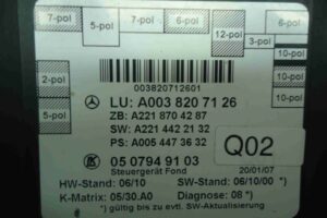 Изображение товара 1023 - 00001023 blok upravleniya zadnej dveri Ford Scorpio 1