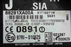 Изображение товара 3328 - 00003328 blok upravleniya immobilajzerom Peugeot 306 2