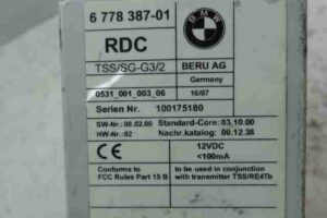 Изображение товара 5686 - 00005686 blok upravleniya sistemy kontrolya davleniya v shinakh (RDC) 3