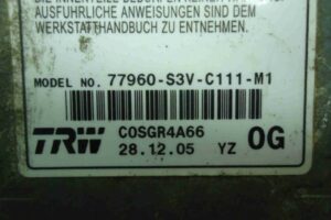 Изображение товара 9136 - 00009136 blok upravleniya podushek bezopasnosti 2