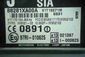 Изображение товара 11598 - 00011598 blok upravleniya immobilajzerom Peugeot 306 1