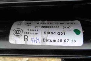 Изображение товара 18736 - 00018736 steklopodemnik zadnij pravyj Ford Sierra 3