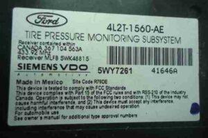 Изображение товара 26324 - 00026324 blok kontrolya davleniya v shinakh Hyundai i40 1