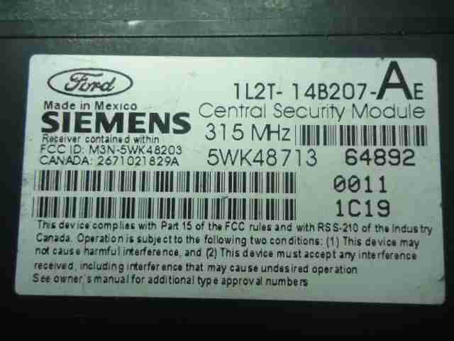 Изображение товара 31952 - 00031952 blok upravleniya tsentralnym zamkom Hyundai i40