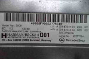 Изображение товара 37623 - 00037623 blok usilitelya muzyki Honda Ridgeline 3