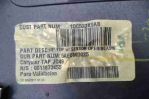 Изображение товара 38162 - 00038162 deflektor obduva salona 2