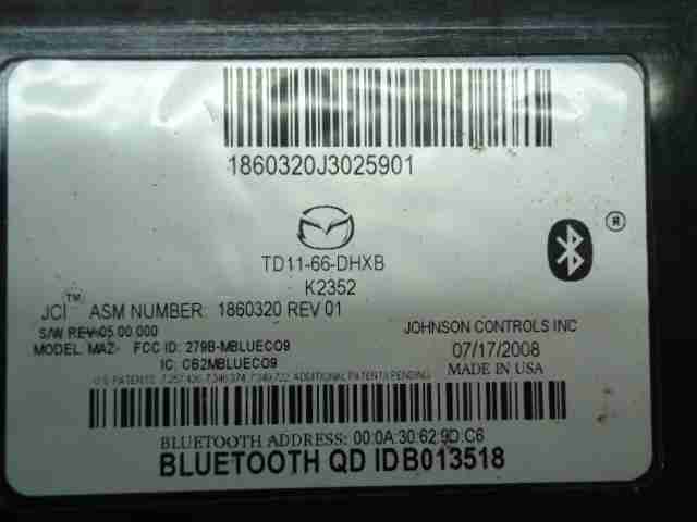 Изображение товара 38494 - 00038494 modul blyutuz Citroen C5