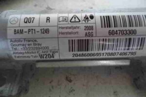 Изображение товара 39016 - 00039016 podushka bezopasnosti potolochnaya pravaya Honda Ridgeline 2