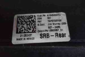 Изображение товара 39296 - 00039296 blok predokhranitelej zadnij Ford Escort 3