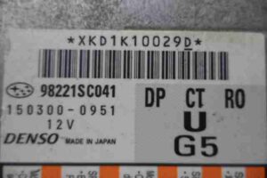 Изображение товара 39820 - 00039820 blok upravleniya podushek bezopasnosti Peugeot 107 3