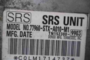 Изображение товара 40950 - 00040950 blok upravleniya podushek bezopasnosti 1