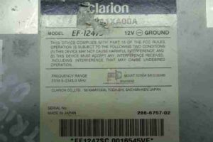 Изображение товара 41585 - 00041585 blok usilitelya radio Peugeot 306 2