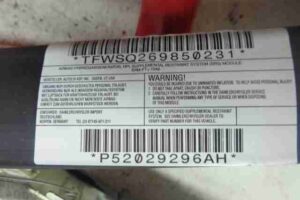 Изображение товара 43293 - 00043293 podushka bezopasnosti potolochnaya pravaya 1