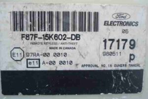 Изображение товара 44552 - 00044552 blok upravleniya besklyuchevogo dostupa Skoda Roomster 2