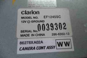 Изображение товара 44943 - 00044943 blok upravleniya kameroj zadnego vida Peugeot 306 2