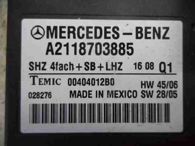 Изображение товара 46120 - 00046120 blok upravleniya podogrevom sidenij Ford Transit Connect