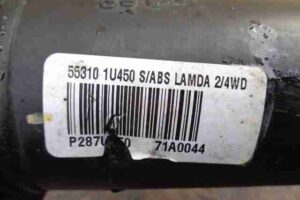 Изображение товара 49263 - 00049263 amortizator zadnij levyj Audi TT 3