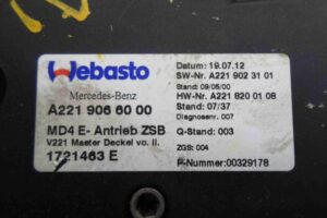 Изображение товара 51106 - 00051106 motorchik (nasos) podema kryshki bagazhnika Ford Scorpio 2
