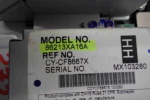 Изображение товара 51173 - 00051173 panel upravleniya magnitoloj Peugeot 306 1