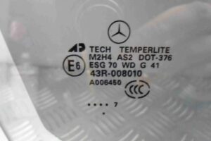 Изображение товара 53123 - 00053123 steklo dveri perednej pravoj Ford Escort 1