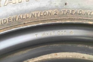 Изображение товара 54824 - 00054824 koleso zapasnoe Peugeot 107 3