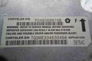 Изображение товара 59495 - 00059495 blok upravleniya podushek bezopasnosti Peugeot 207 1