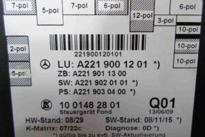 Изображение товара 62486 - 00062486 blok upravleniya zadnej dveri Ford Scorpio 2