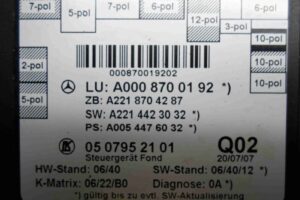 Изображение товара 64654 - 00064654 blok upravleniya zadnej dveri Ford Scorpio 3