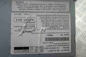 Изображение товара 64814 - 00064814 magnitola Subaru Legacy 1