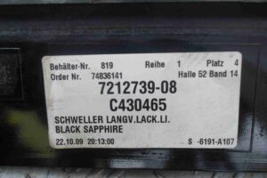 Изображение товара 65230 - 00065230 porog plastikovyj levyj 2