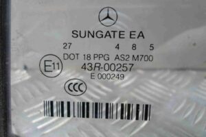 Изображение товара 66933 - 00066933 steklo dveri zadnej levoj Ford Scorpio 2