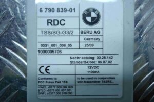 Изображение товара 68158 - 00068158 blok upravleniya sistemy kontrolya davleniya v shinakh (RDC) 