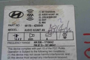 Изображение товара 70273 - 00070273 magnitola Pontiac TransSport 1