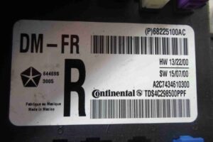 Изображение товара 70582 - 00070582 blok upravleniya perednej pravoj dveri 2