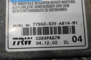 Изображение товара 87743 - 00087743 blok upravleniya podushek bezopasnosti 3