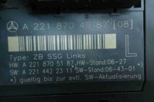 Изображение товара 88416 - 00088416 blok upravleniya sidenem Ford Scorpio 1