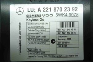 Изображение товара 89917 - 00089917 blok upravleniya tsentralnym zamkom Ford Scorpio 3