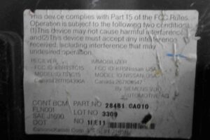 Изображение товара 93357 - 00093357 blok Body control module Lexus RX 1