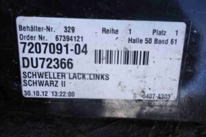 Изображение товара 93386 - 00093386 porog plastikovyj levyj 