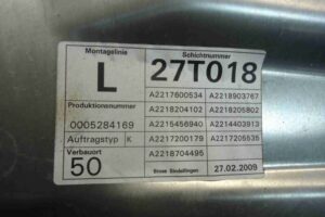 Изображение товара 94793 - 00094793 steklopodemnik perednij levyj Ford Scorpio