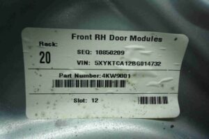 Изображение товара 97651 - 00097651 steklopodemnik perednij pravyj Audi TT 2