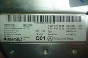 Изображение товара 98086 - 00098086 magnitola Ford Scorpio 1