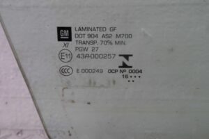 Изображение товара 103025 - 00103025 steklo dveri perednej pravoj 2